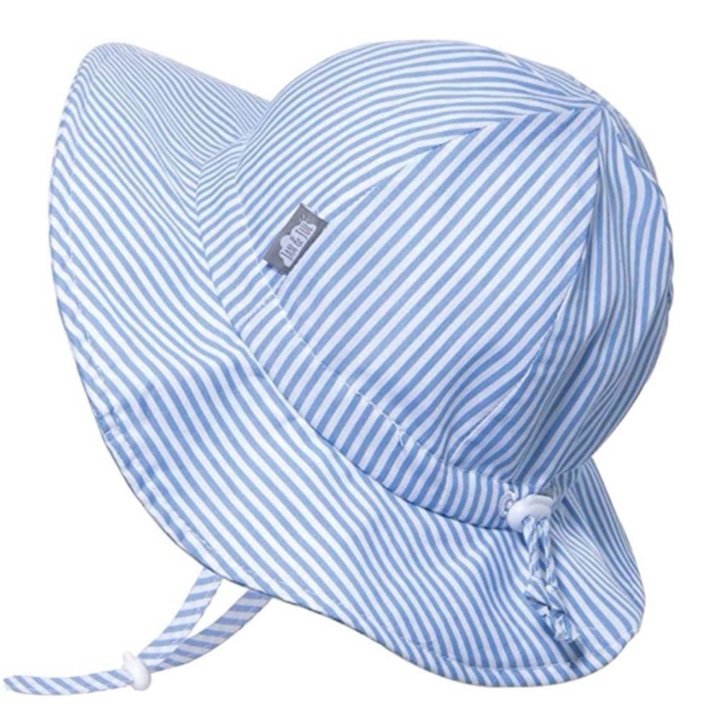 JAN & JUL Original GRO-with-Me Adjustable Cotton Sun Hat 50+ UPF Size L